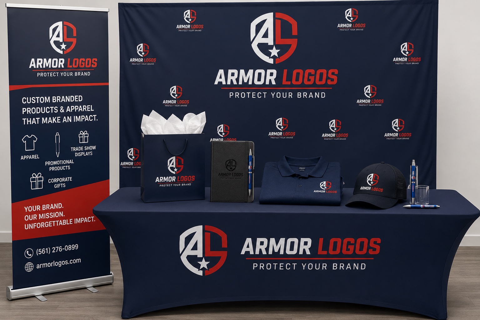 Armor Logos branded merchandise and promotional products